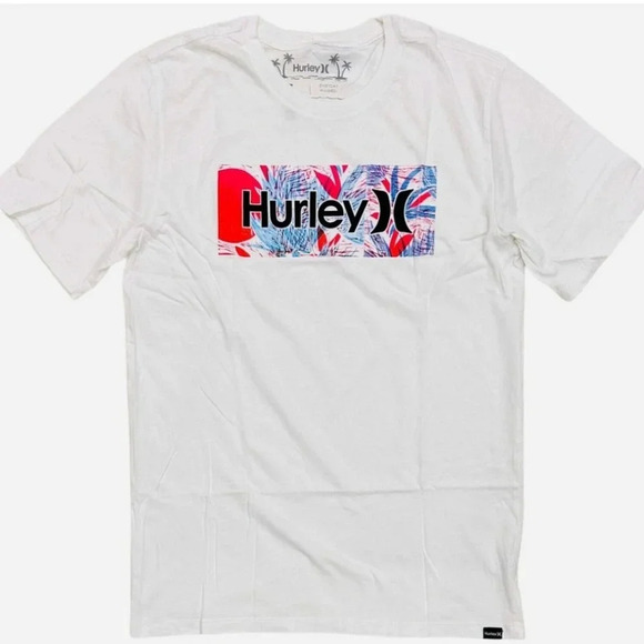 Hurley Men's Everyday Washed Floro Boro Short Sleeve Tee T-Shirt - Picture 3 of 10